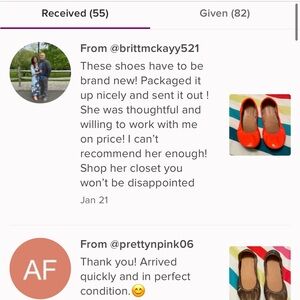 Check out my reviews! Shop safe with me!